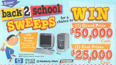 Walgreens Back-to-School Sweepstakes Feature