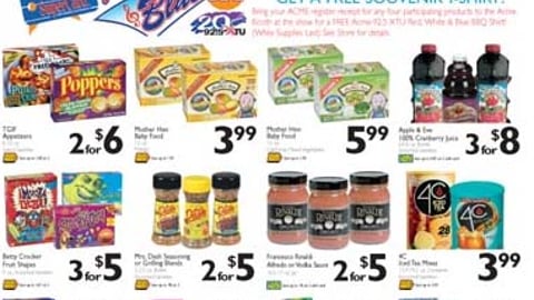 Acme Markets "Red, White & Blue BBQ" Feature