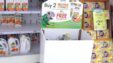 Pathmark/Tropicana Lego Freestanding Display