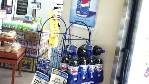 Pepsi Rack Display