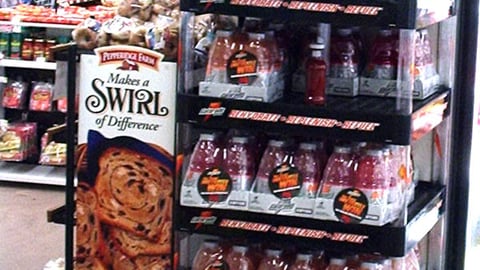 Gatorade Freestanding Display