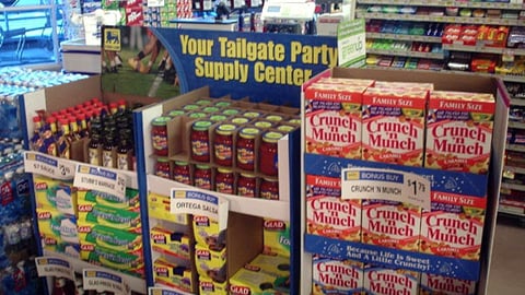 Food Lion "Tailgate Supply Center" Display