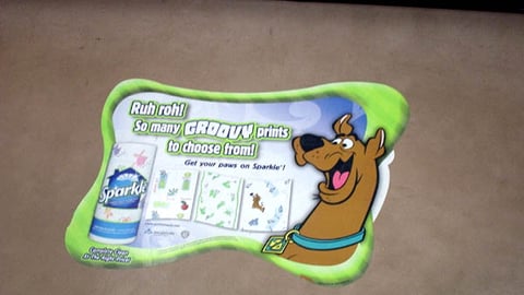 Sparkle <I>Scooby-Doo' Floor Graphic