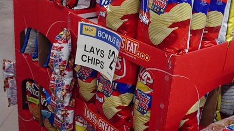 Frito-Lay Freestanding Display