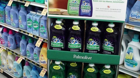 Palmolive Freestanding Display