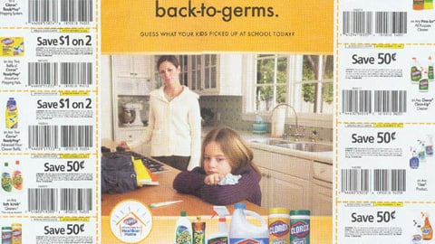 Clorox 'Back to School, Back to Germs' FSI