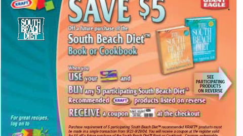 Giant Eagle/Kraft 'South Beach' Tearpad