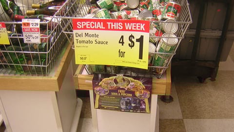 A&P/Del Monte Dump Bin