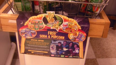 A&P/Del Monte 'Big Night In' Sign