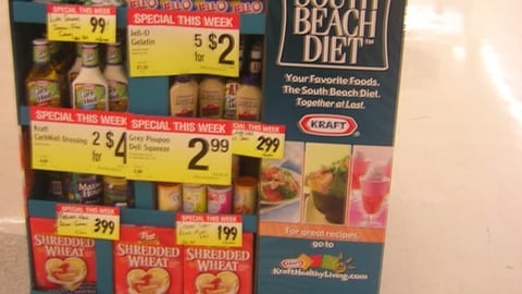 Kraft South Beach Diet Pallet Display