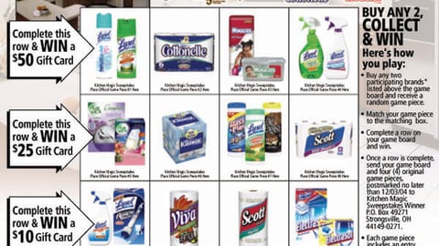 A&P "Kitchen Magic" Sweepstakes Feature