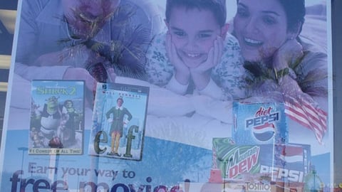 Albertsons 'Free & Easy Movie' Window Cling