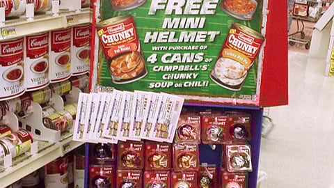 Campbell's Mini-Helmet Display