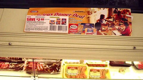 Safeway/Kraft Meat Case Sign
