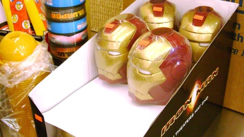 7-Eleven 'Iron Man' Cup Counter Unit