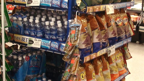 Pepsi Cross-Merchandising Floorstand