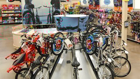 Wal-Mart Bike Display