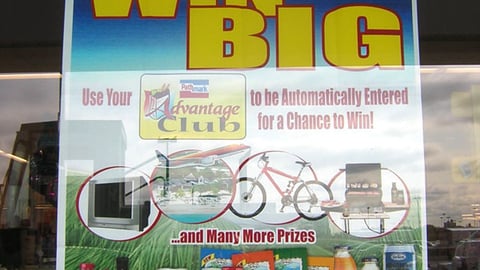 Pathmark/Grace Foods Window Cling