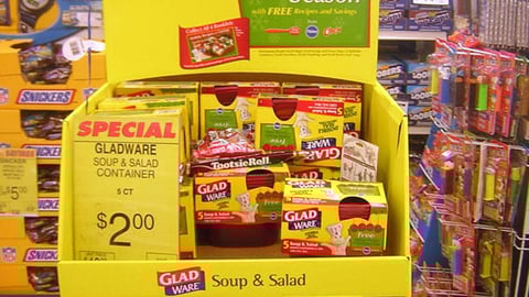 Gladware/General Mills Freestanding Display