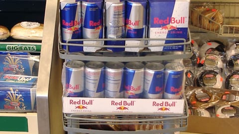 Red Bull Four-Pack Rack