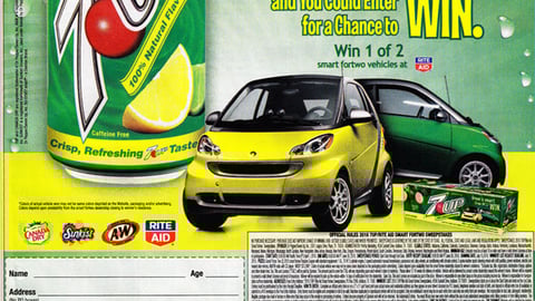 7Up Rite Aid 'Green is Smart' Feature