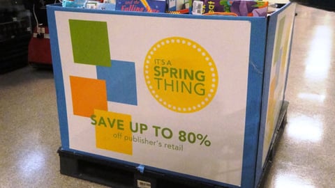 Albertsons 'Spring Thing' Dump Bin