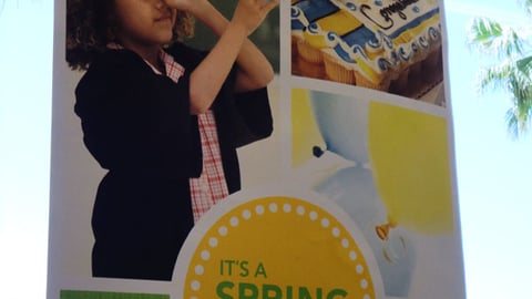 Albertsons 'Spring Thing' Ceiling Sign