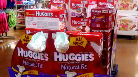 Huggies Pallet Display