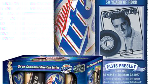 Miller '50 Years of Rock' Packaging