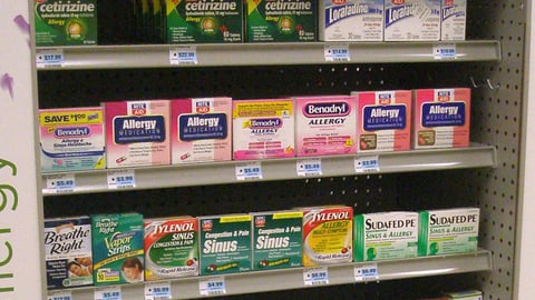 Rite Aid 'Breathe Easier' Shelf Signs