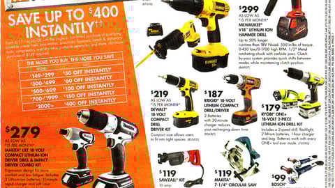 Home Depot 'Ultimate Power Deal' Feature