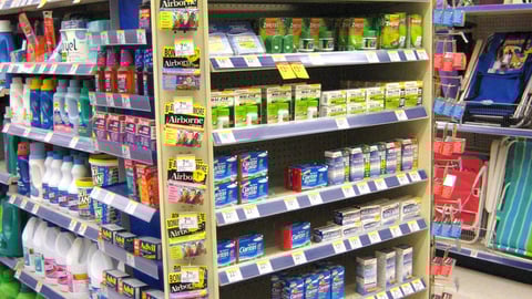 Walgreens 'Allergy Relief' Endcap