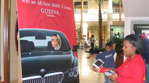 Godiva/BMW Picture-Taking Backdrop 2