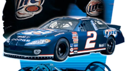 Miller Lite Rusty Wallace Standee