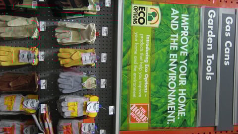 Home Depot Eco Options Endcap
