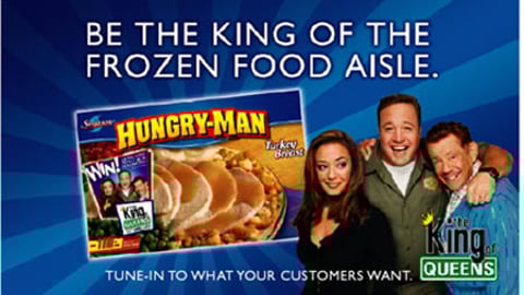 Hungry-Man 'King of Queens' Trade Ad