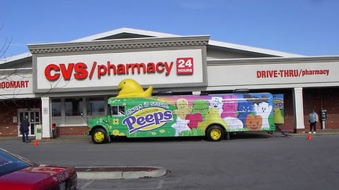 Peeps Bus at CVS