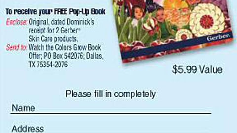 Dominick's/Gerber Book Offer