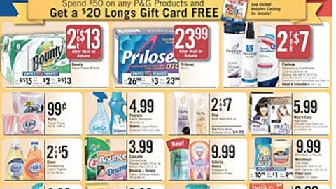 Longs P&G 'Tax Rebate' Feature