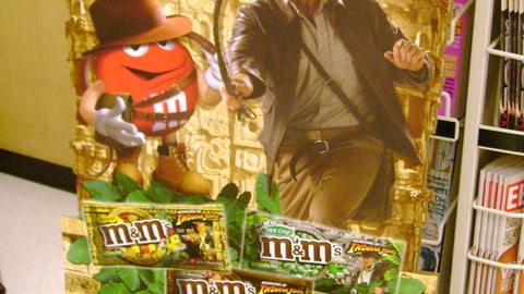 M&M's 'Indiana Jones' Dump Bin