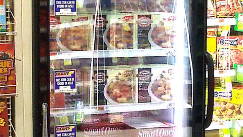 'Giant 1st' Scrolling Ad Display