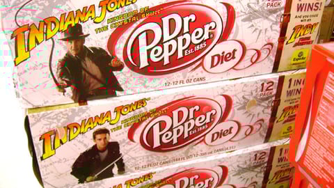 Diet Dr Pepper 'Indiana Jones' Packaging