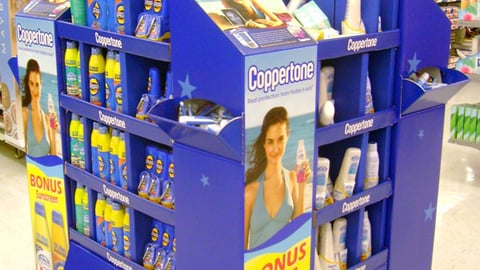 Coppertone 'American Summer' Pallet Display