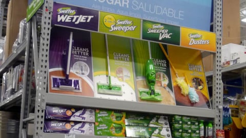 Lowe's Swiffer Endcap
