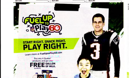 Quaker 'Fuel Up to Play 60' FSI