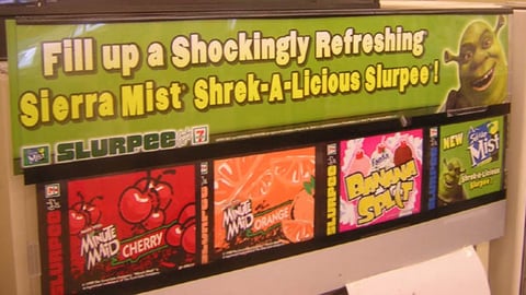 7-Eleven 'Shrek 2' Translite