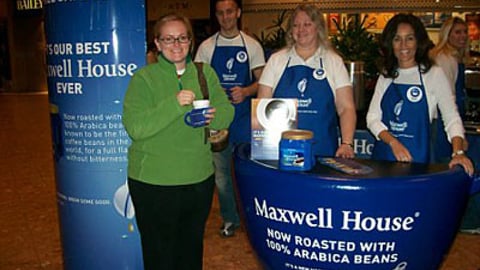 Maxwell House Mall Sampling