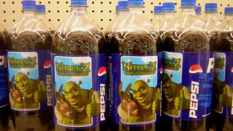 Pepsi 'Shrek 2' Packaging