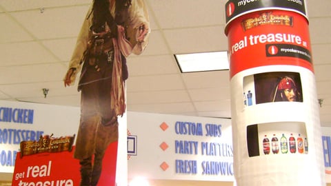 Coca-Cola 'Pirates' Standees