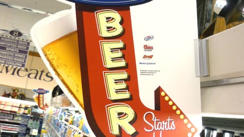 Kroger 'Summer of Beer' Shelf Talker